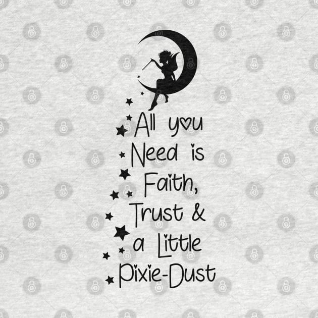 Faith Trust and A Little Pixie Dust by defytees